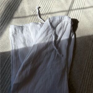 Dreamers White Crinkle Pants